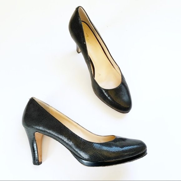 Cole Haan Air Chelsea Low Pump Textured Snakeskin - Picture 1 of 8